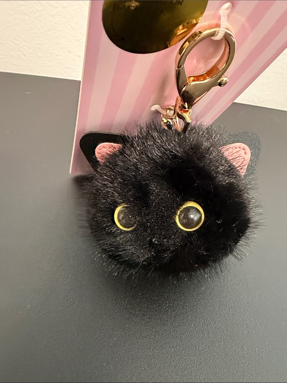 Piper K | Black Cat Pom Pom Bag Charm 🐈⬛ - Picture 5 of 5